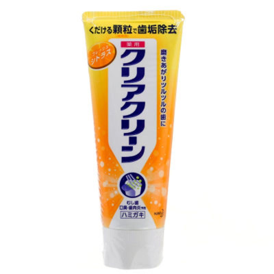 日本 花王KAO 药用牙膏柑橘薄荷 130g\/支 环球
