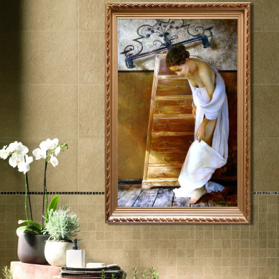 性感美女 美容院客厅装饰画床头有框画宾馆酒