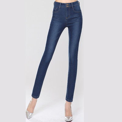 仔裤女长裤加厚女裤小脚裤弹力棉裤 K1007怎