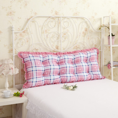 纯甄 韩式全棉长款韩版大靠背 公主床大靠背 大