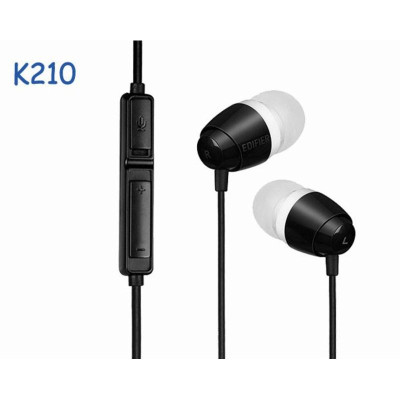 Edifier\/漫步者 K210台式电脑耳机双插头入耳式