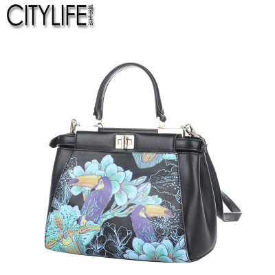 CITYLIFE城市生活 2015秋冬新款 黑色欧美范个