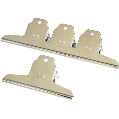 得力9531山形票据夹 素描纸用画板画纸夹子1