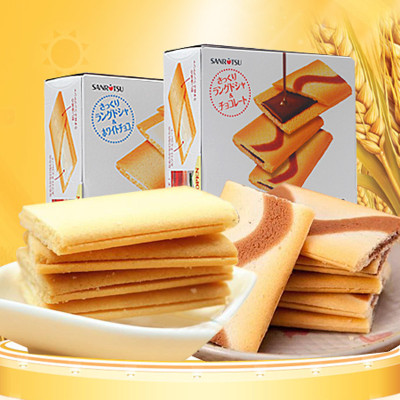 三立巧克力夹心薄酥饼干系列 黑白巧克力夹心饼干组合装112克 109.