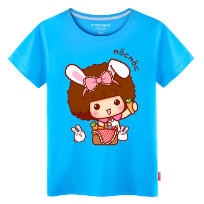 第七公社 摩丝摩丝短袖 女 t恤 韩版可爱卡通显瘦女士上衣打底衫怎么