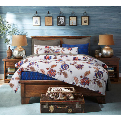 johnson 乔森 简欧系列全棉活性缎纹四件套 高档纯棉床上用品四件套