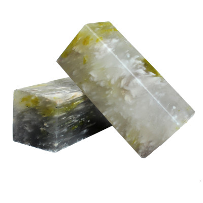 湖颖 优质印石 菜花石 冻石 金石篆刻 印章石刻章石画画印章练习印石