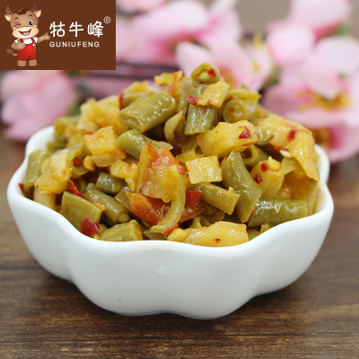 牯牛峰gu niu feng 一品香 酱菜 咸菜 豆角下饭下酒菜 白萝卜250g*2盒
